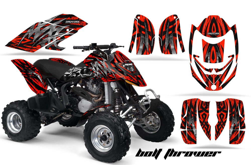 Can-Am DS650 Graphics Kit Bolt Thrower Red BB